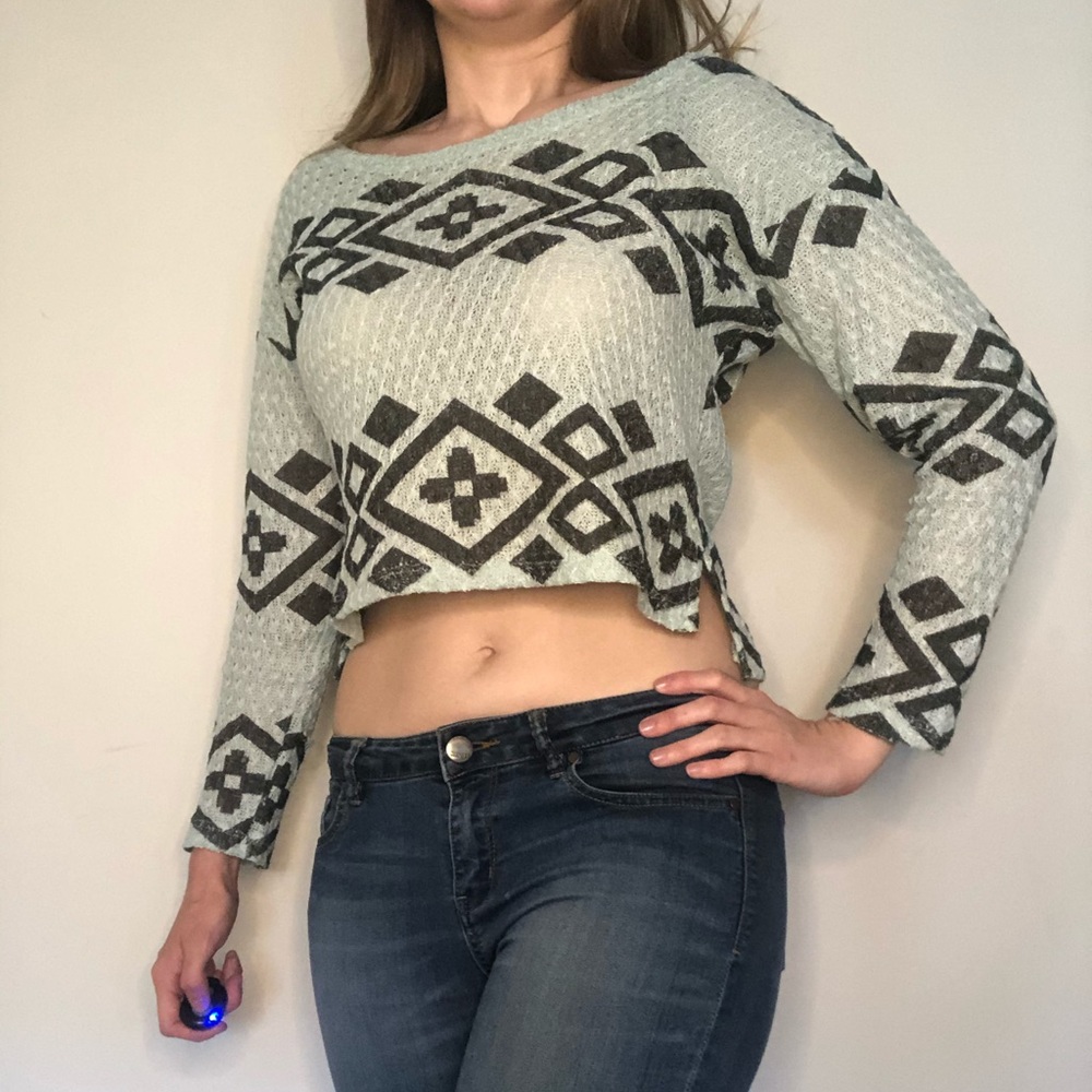 Ten-sixty Sherman via Nordstrom’s Crop Top Sweater